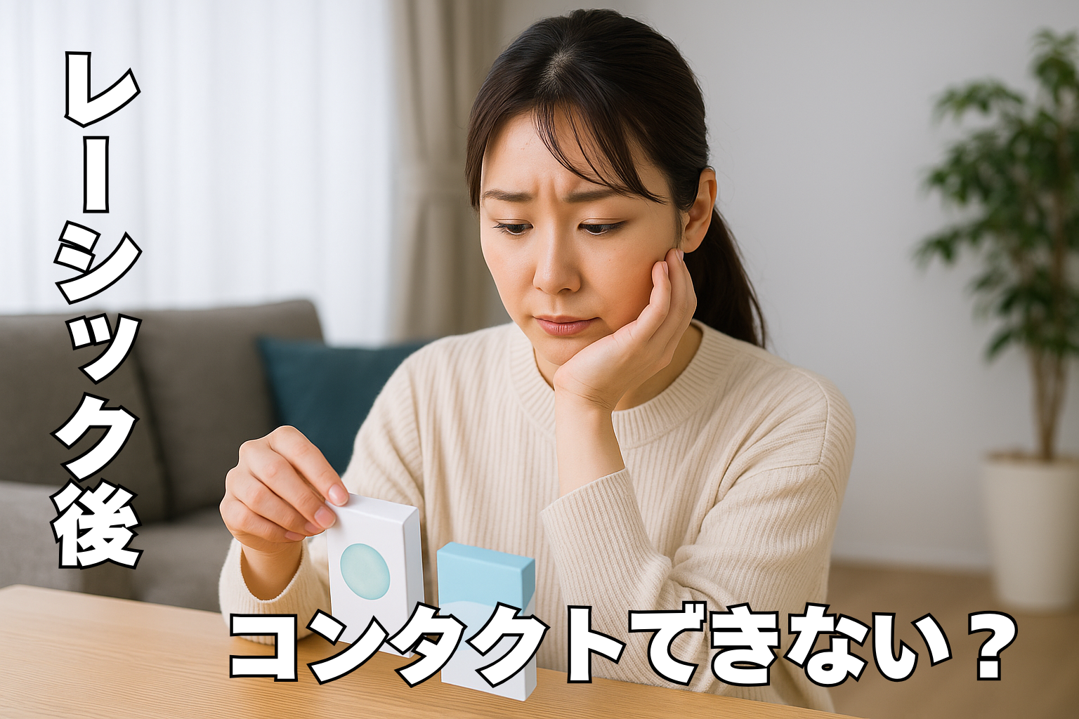 レーシック後コンタクトできない？安心対処ガイド