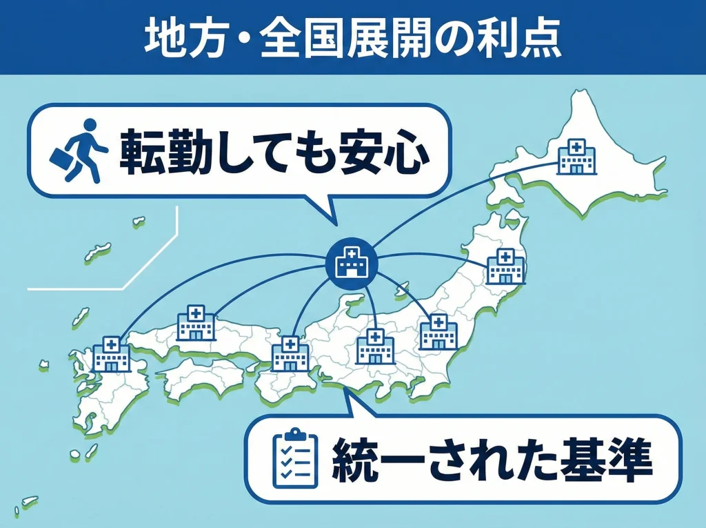 地方・全国展開の利点