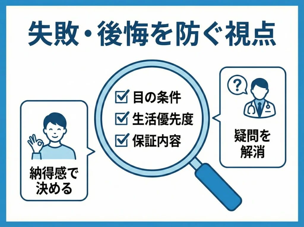 失敗・後悔を防ぐ視点