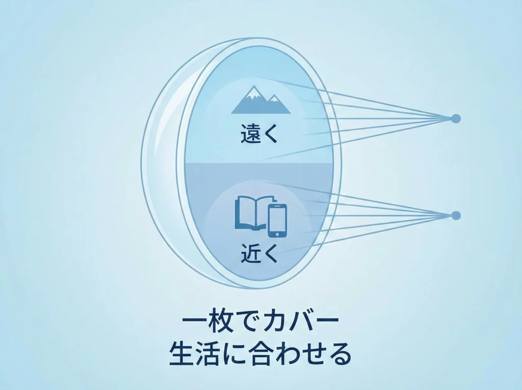 遠近両用コンタクトの選び方