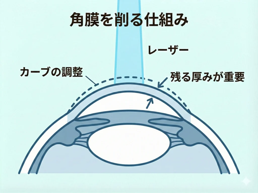 角膜を削る仕組み