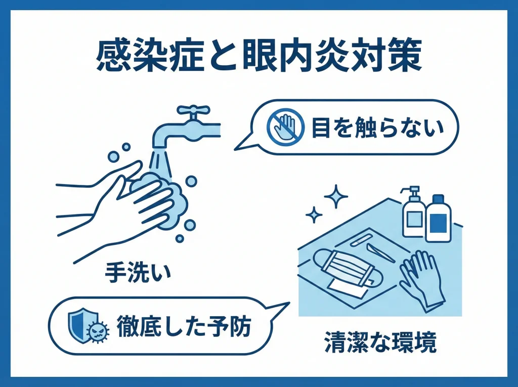 感染症と眼内炎対策