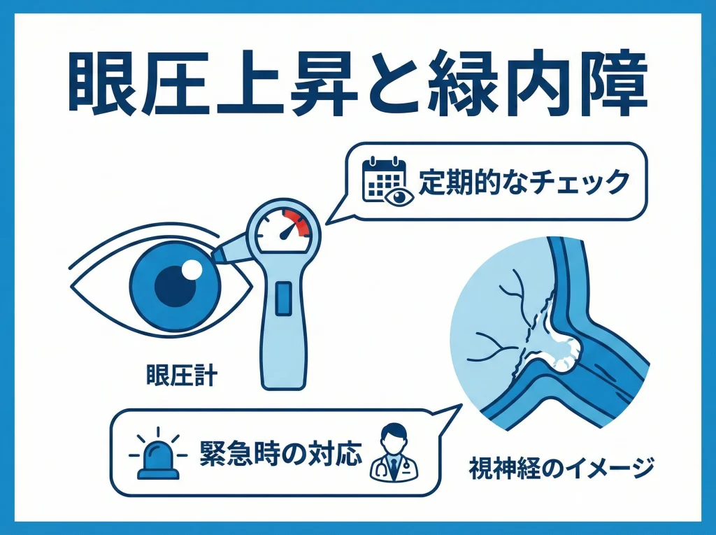 眼圧上昇と緑内障