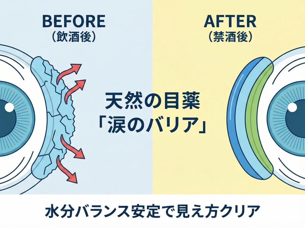 ドライアイ・涙液の変化