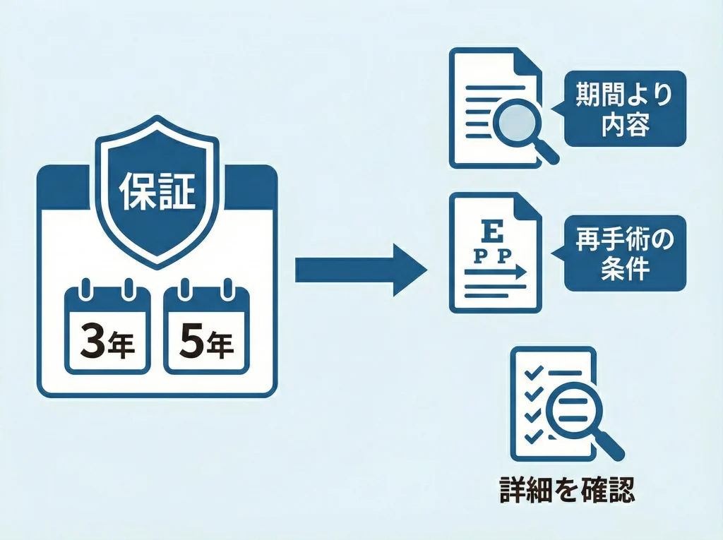 保証期間と再手術保証