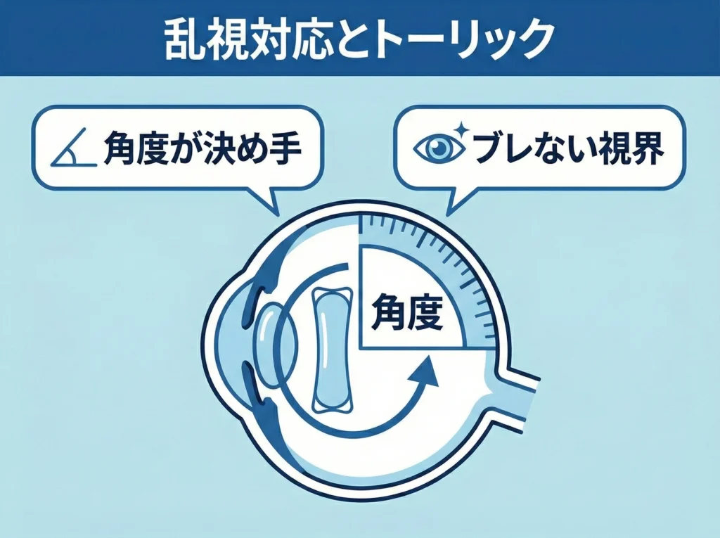 乱視対応とトーリック