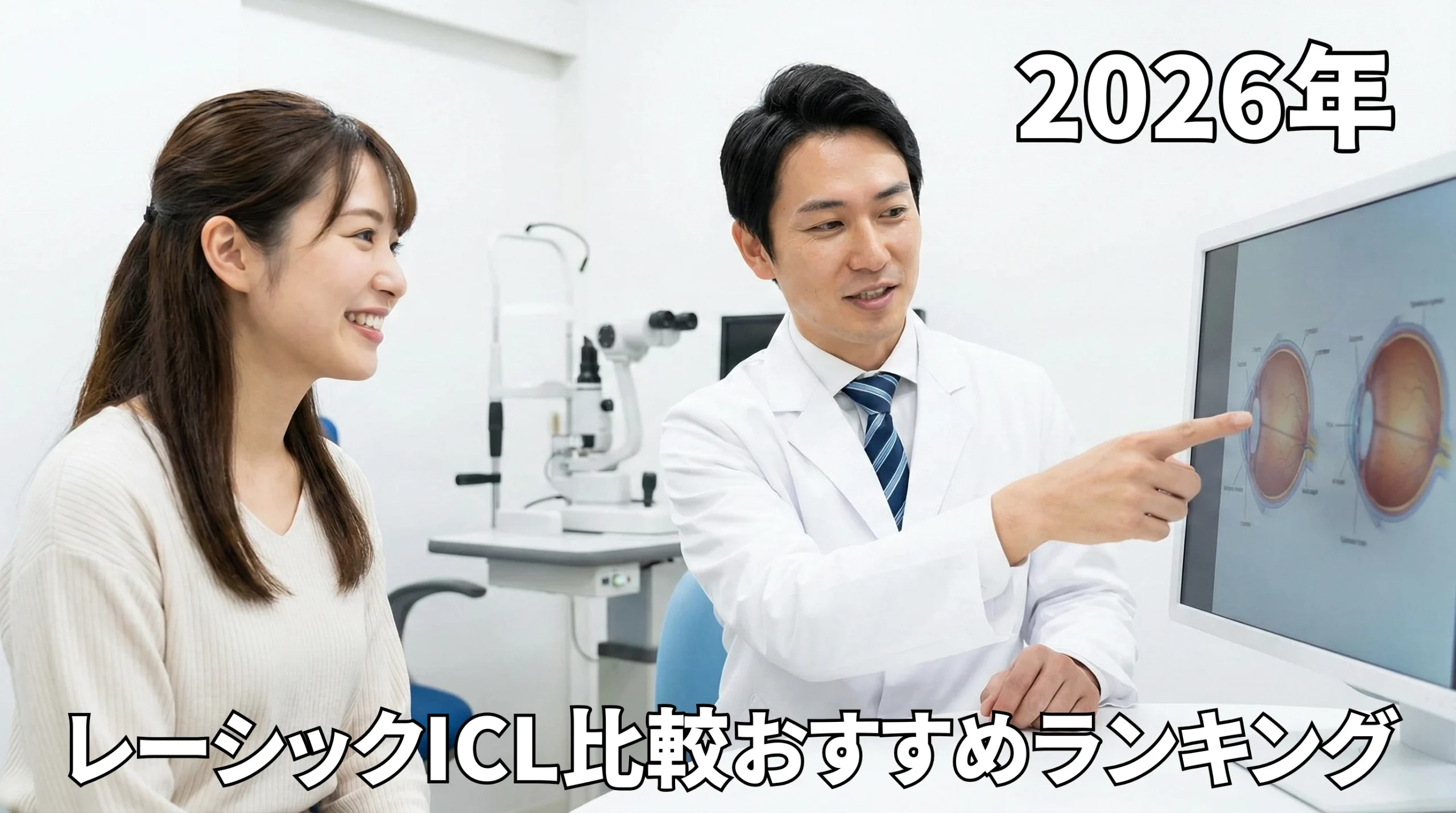 レーシックICL比較おすすめランキング！後悔しないためのクリニック選び徹底解説