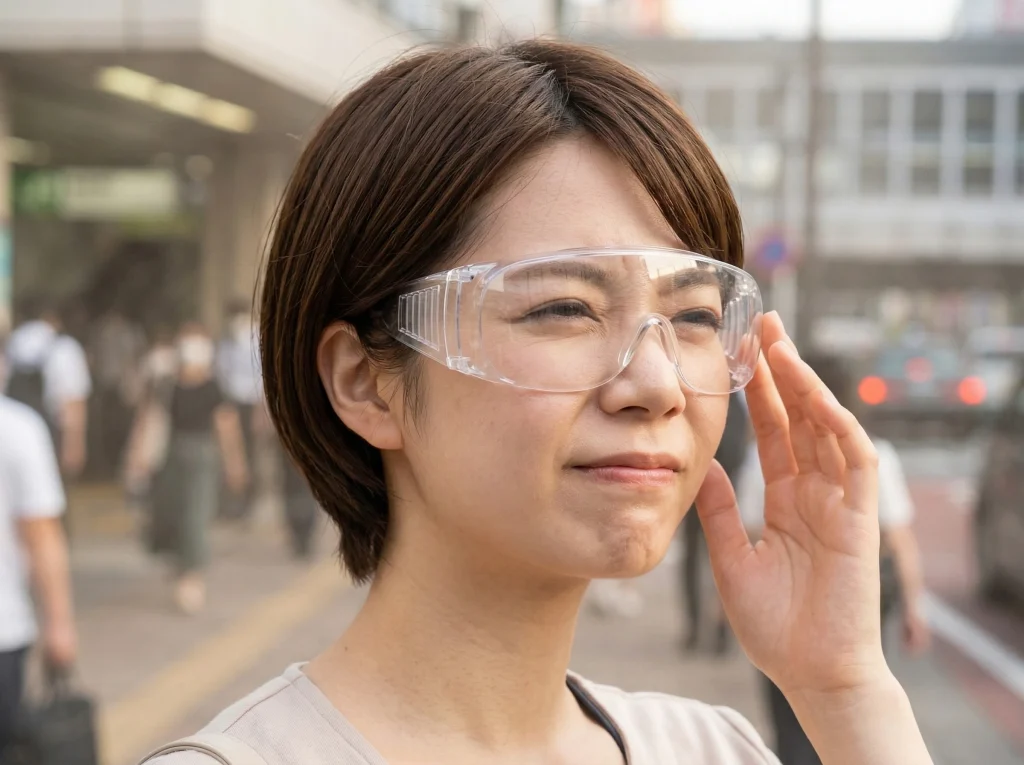 ICL術後保護メガネはいつまで必要？