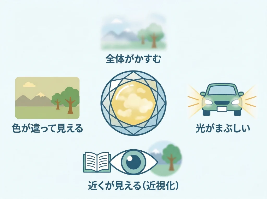 白内障が及ぼす影響