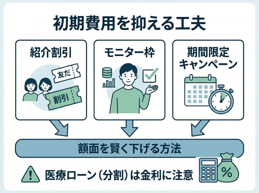 紹介割引・分割・キャンペーン