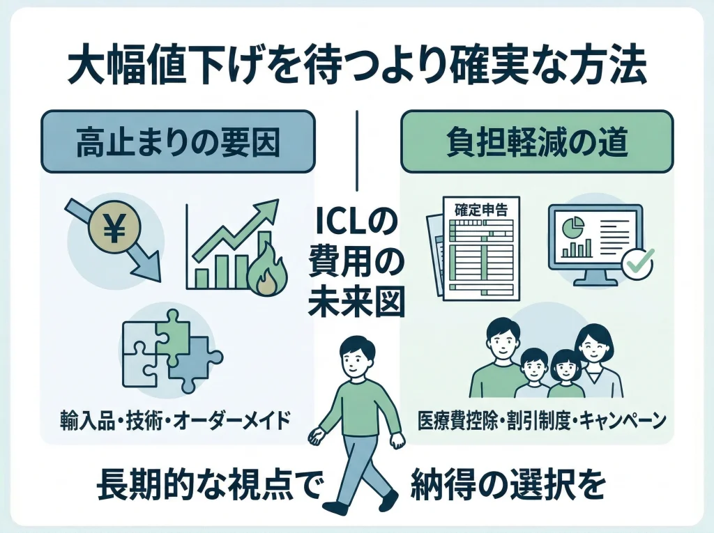 ICLは今後安くなる？まとめ