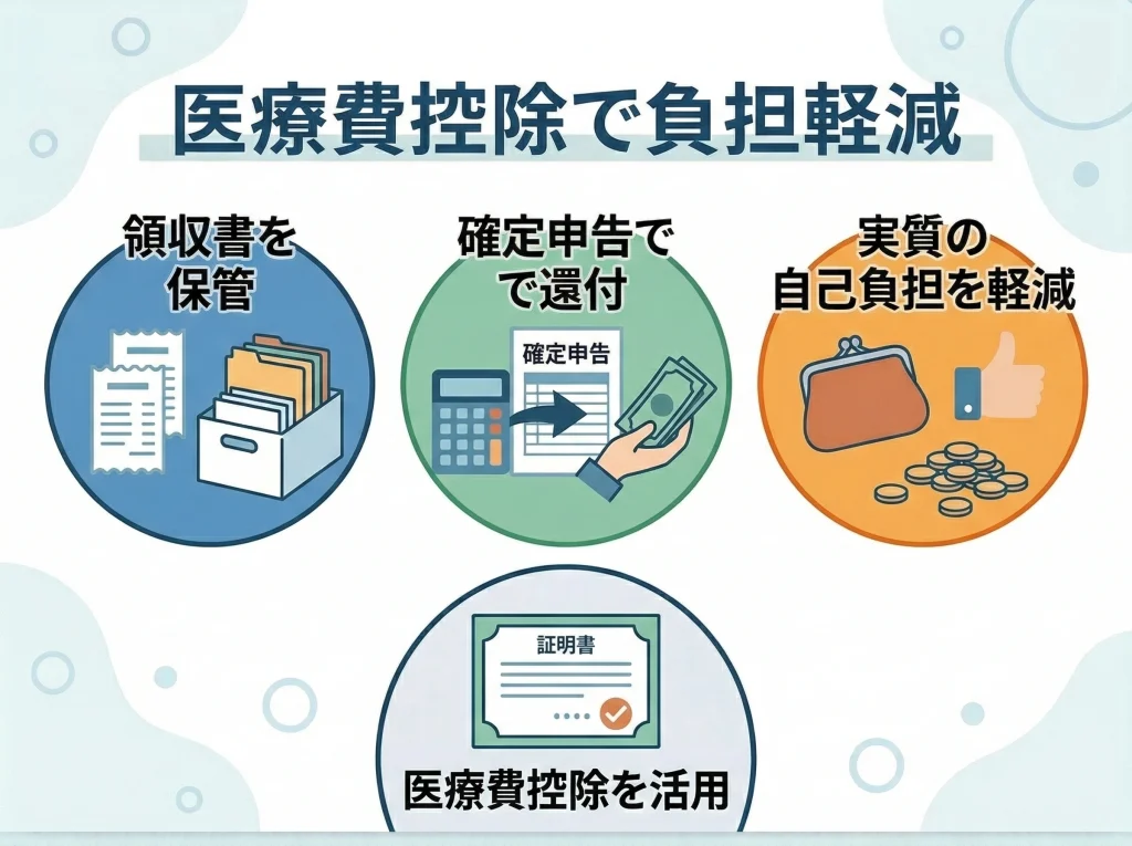 医療費控除で負担軽減