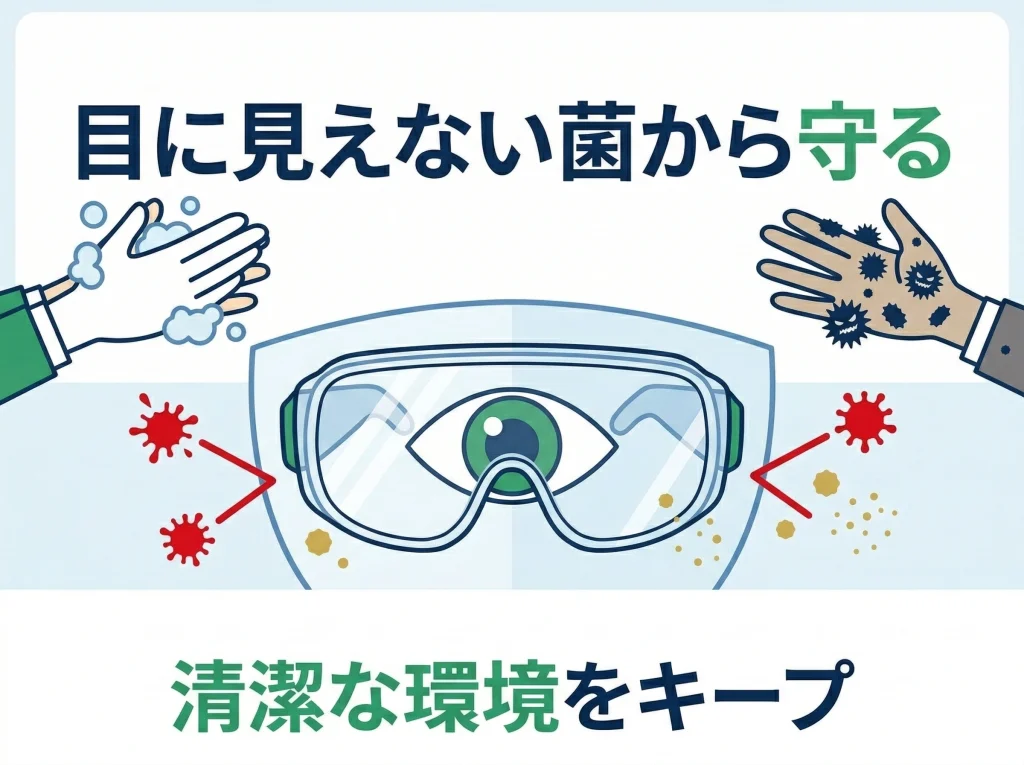 眼内炎など感染症リスク