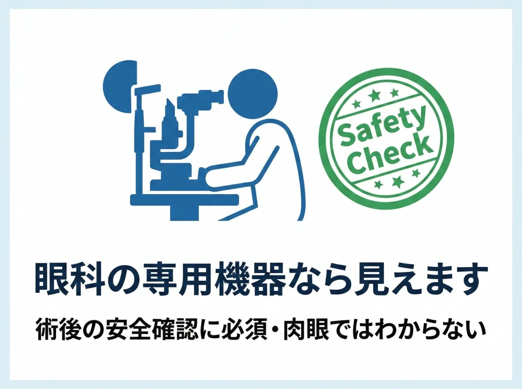 スリットランプでだけ判明