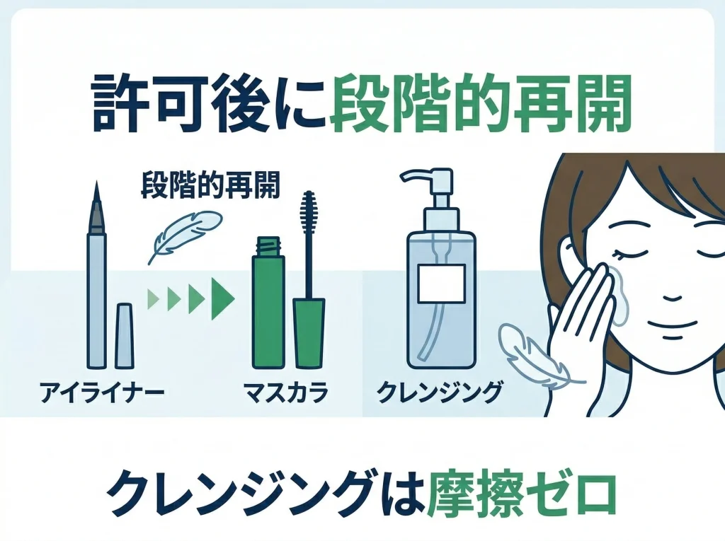 メイク再開とクレンジング
