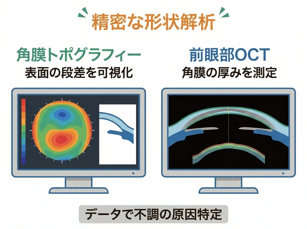 トポグラフィー・OCT検査