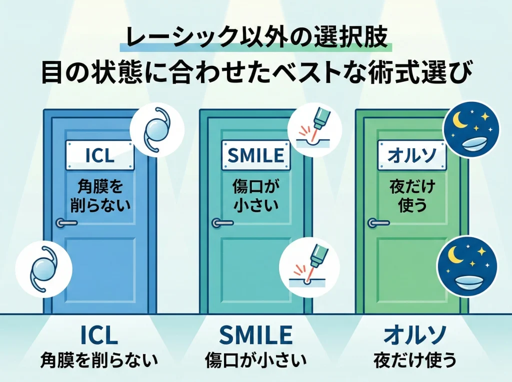 ICL・SMILE・オルソの適応年齢