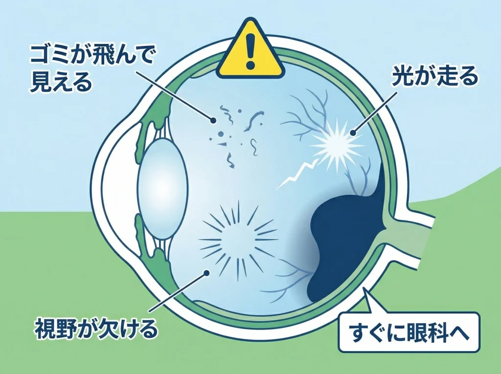 眼底検査が必要な症状