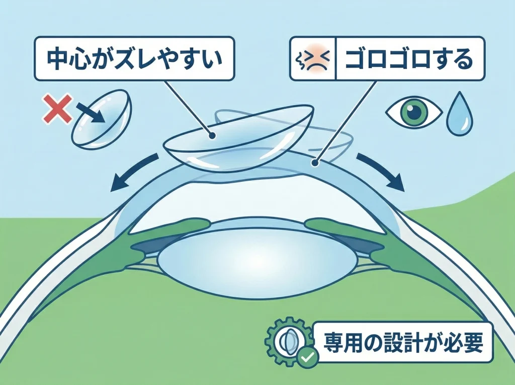 ハードコンタクトの課題