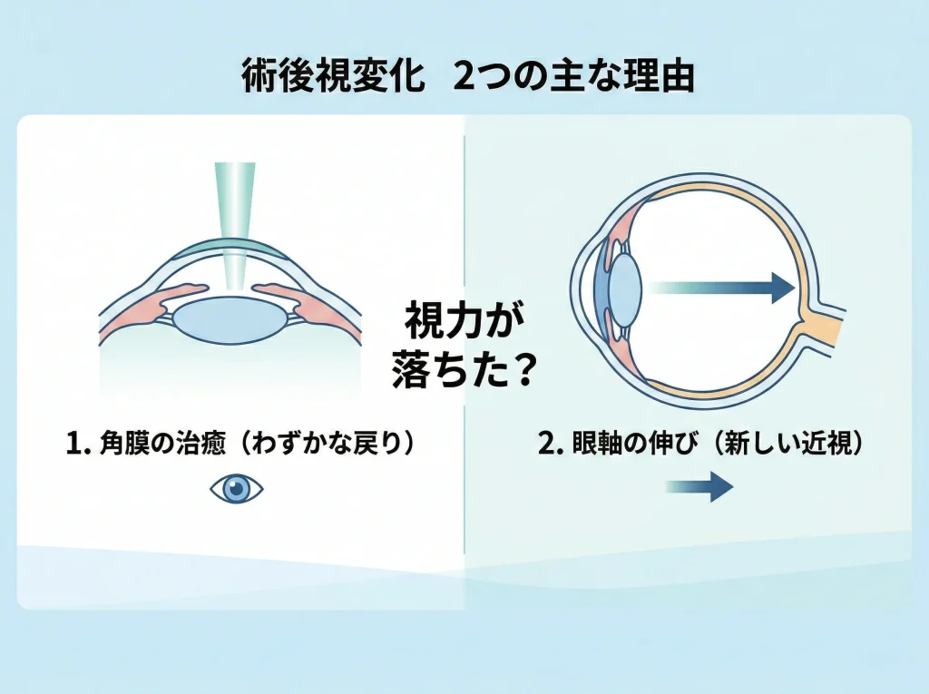 近視戻りの原因と確率