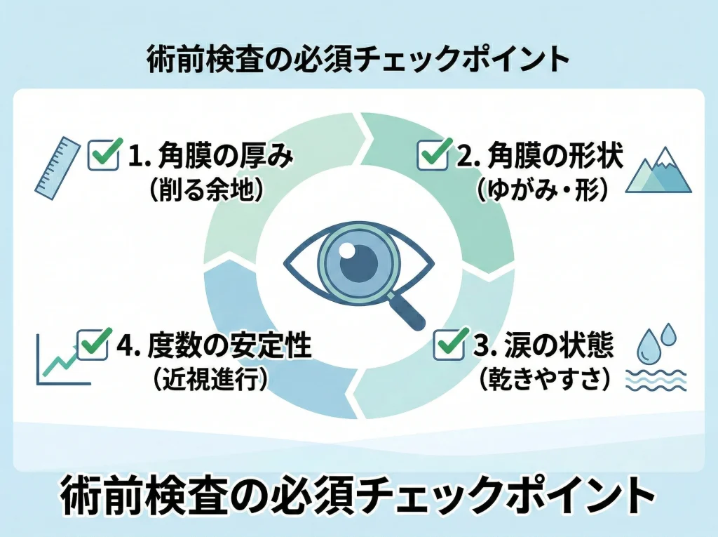 角膜厚みと適応条件