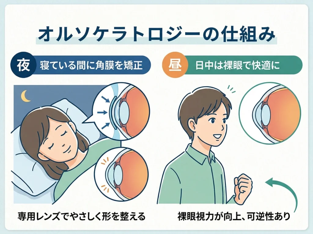 仕組みと角膜矯正