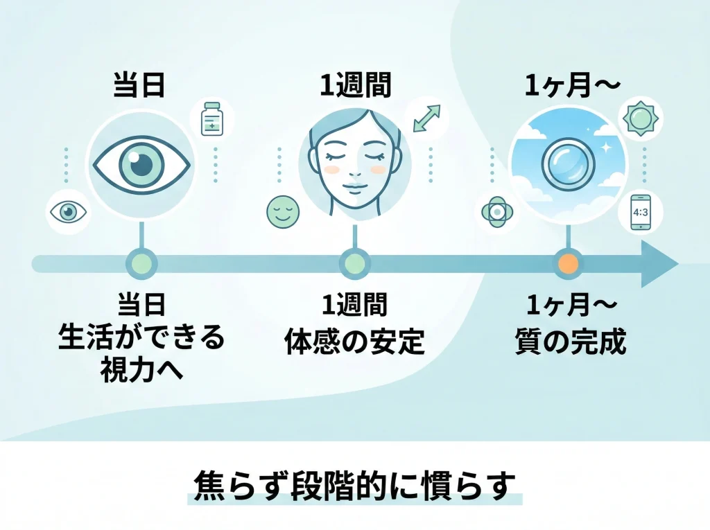 回復期間の目安と個人差