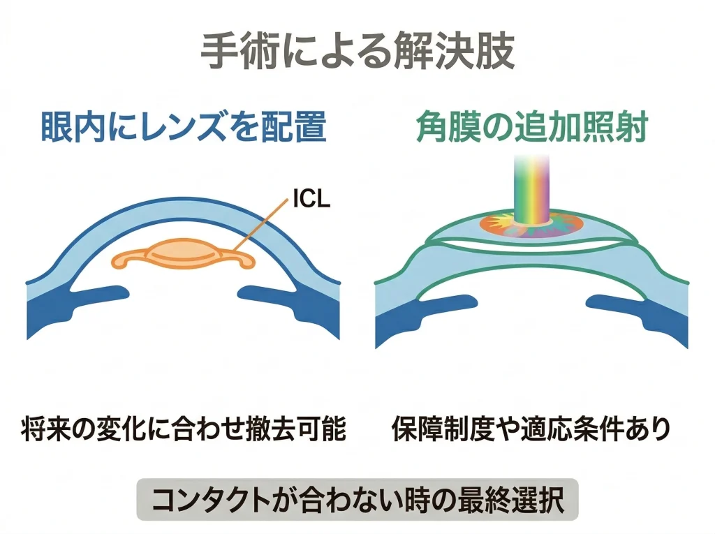 ICLとタッチアップ再手術
