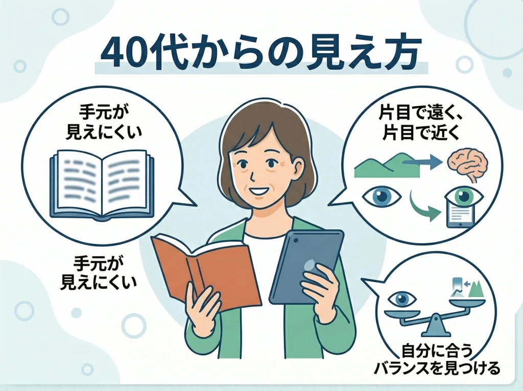 老眼とモノビジョン