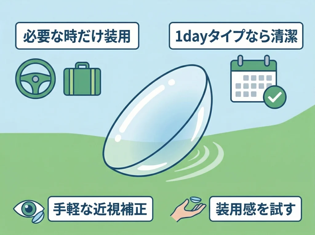 ソフトコンタクトの適応