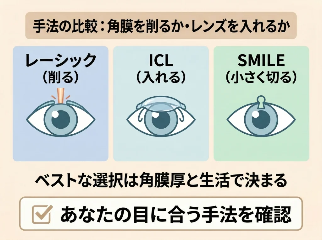 ICL・SMILEとの違い