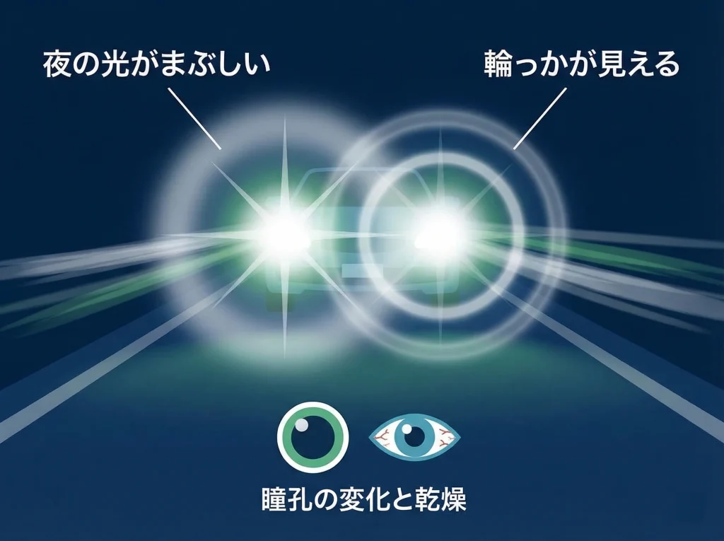 ハローグレアの原因