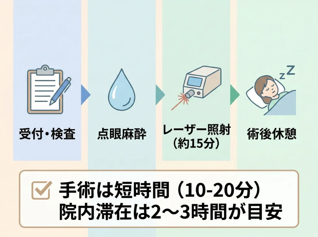 手術時間と当日の流れ