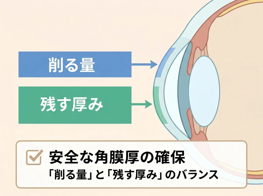 適応検査で見る角膜厚