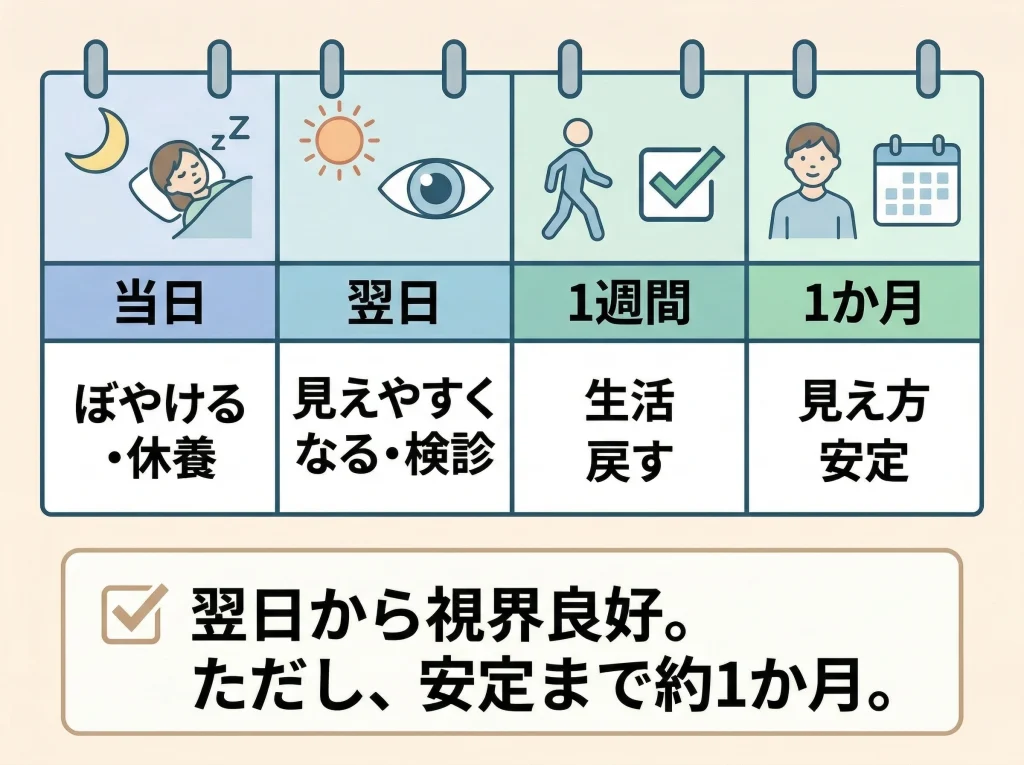 ダウンタイムの目安