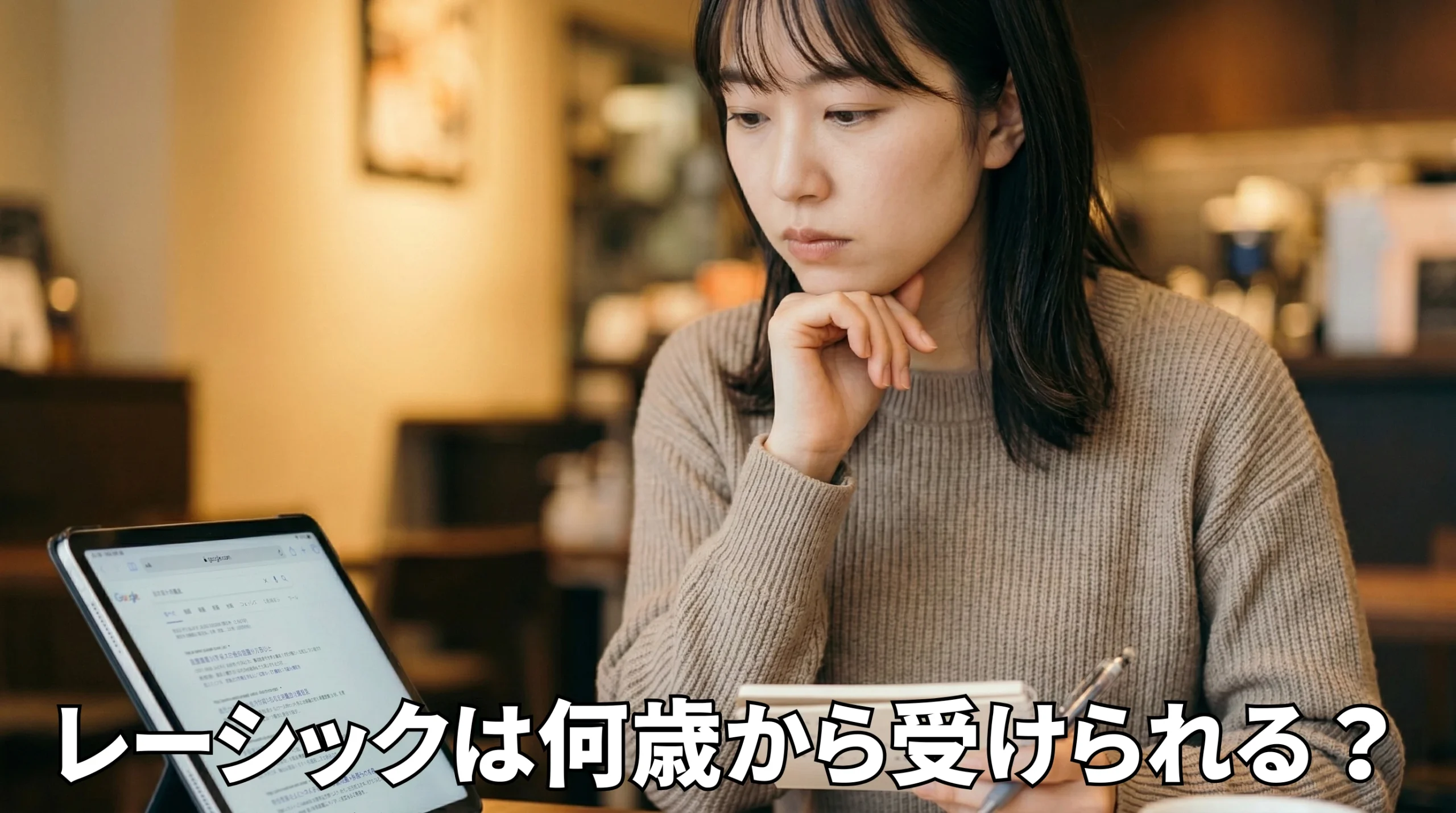 レーシックは何歳から受けられる？18歳から60代までの適応基準と注意点