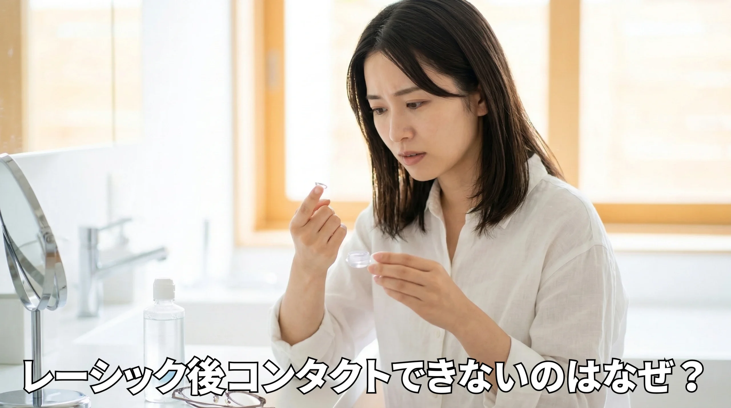 レーシック後コンタクトができないのはなぜ？原因別の対策とレンズ選びのコツ